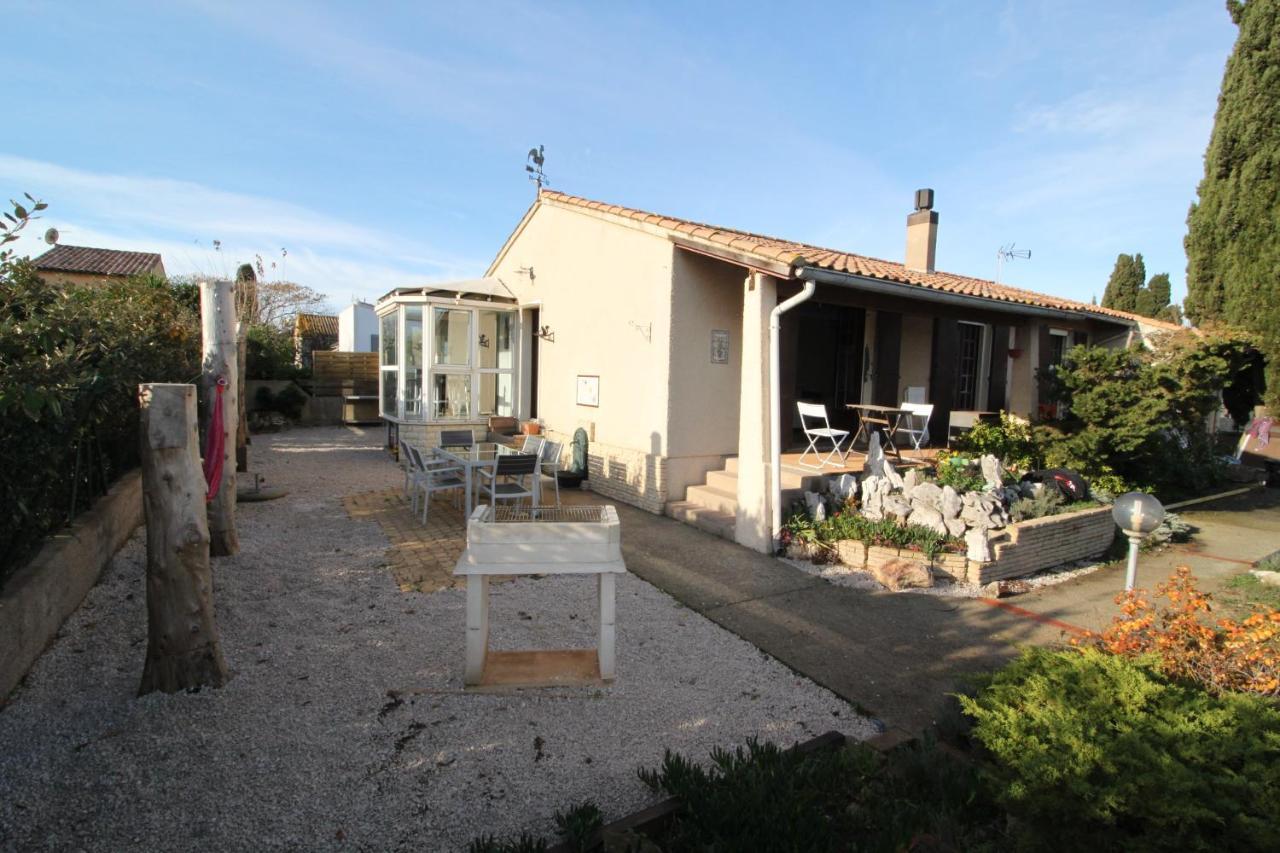 La Maison De Georges - Climatisee -Terrain Et Vue Etang Marseillan  Exterior foto